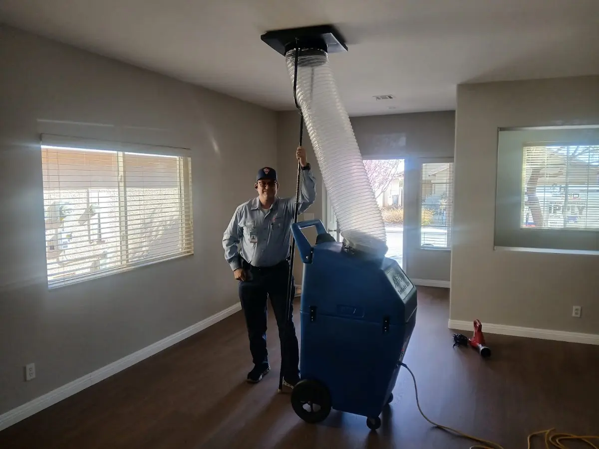 Professional Dryer Vent Cleaning work inside a Highwood home